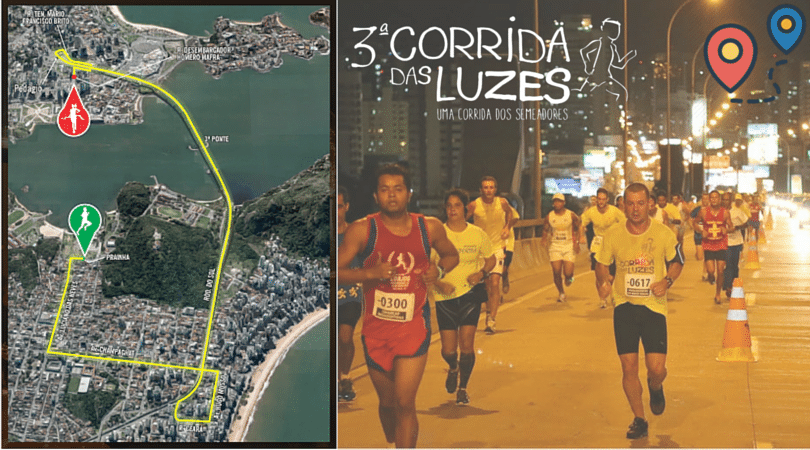 Faltam 4 dias! Conheça o percurso da Corrida das Luzes