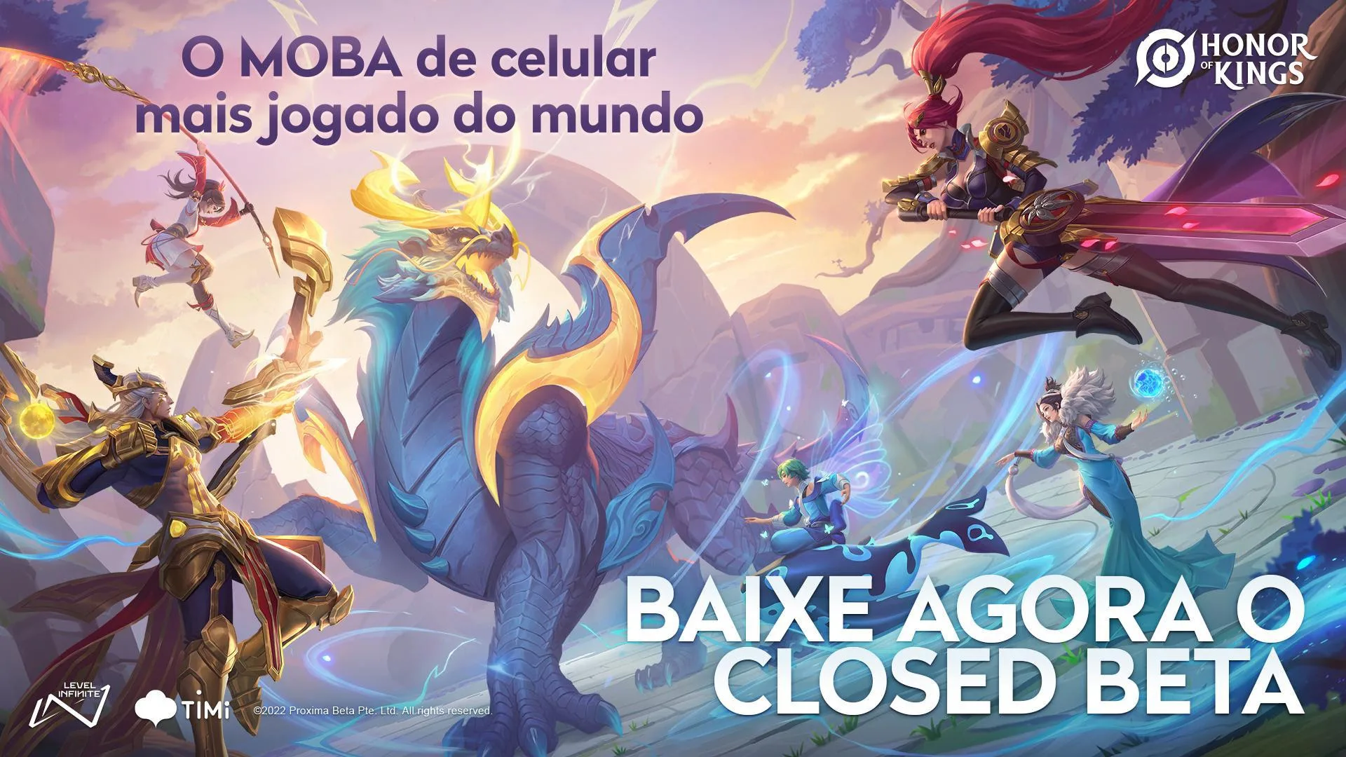 MOBA Honor of Kings inicia o teste Beta fechado no Brasil