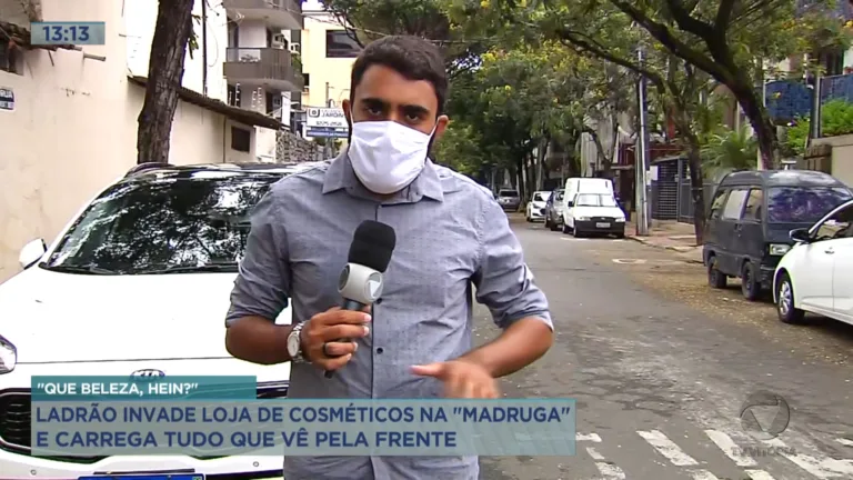 Suspeito arromba loja durante o fim de semana em Vitória