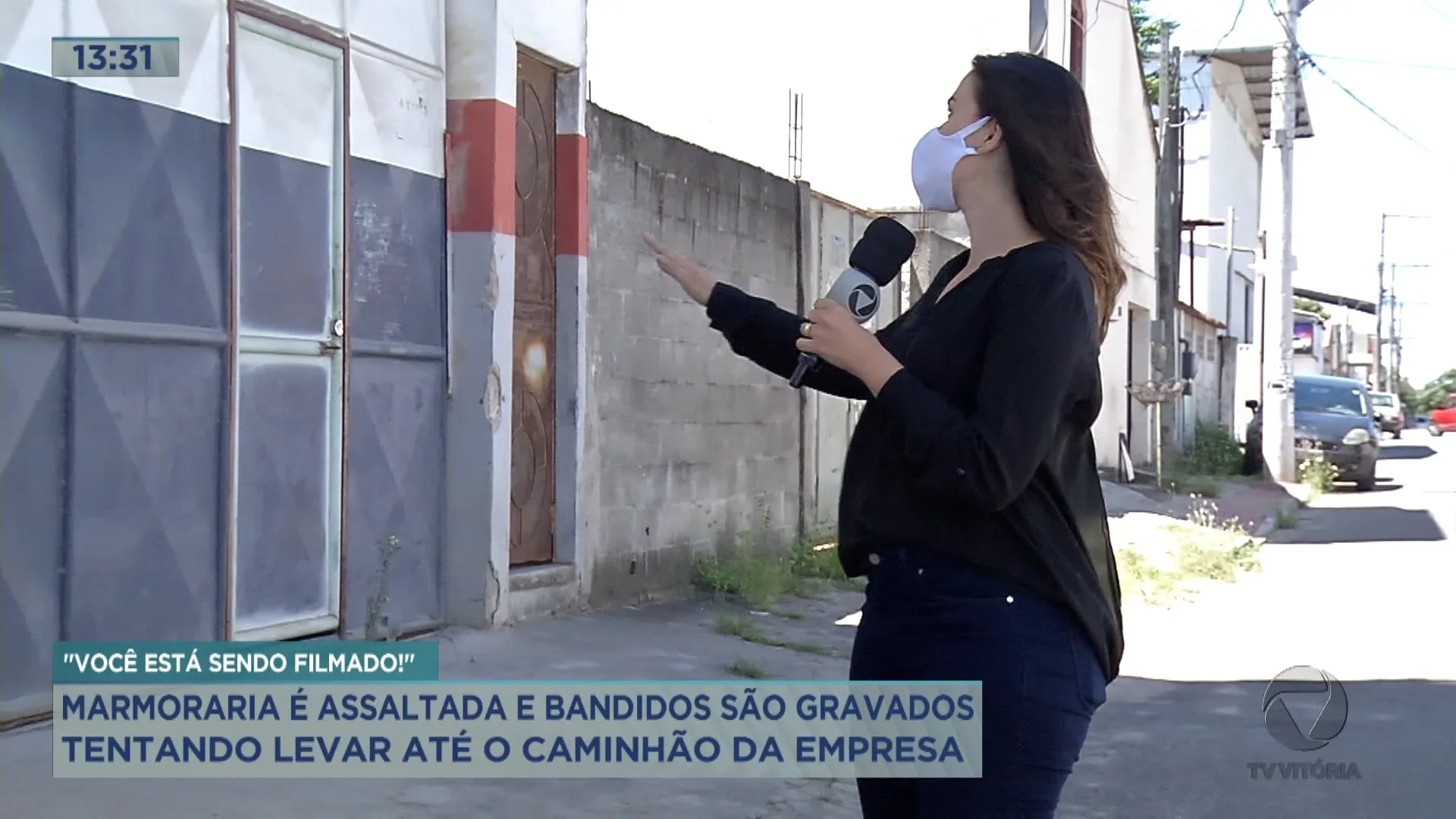 Marmoraria é assaltada em Alterosas, Serra