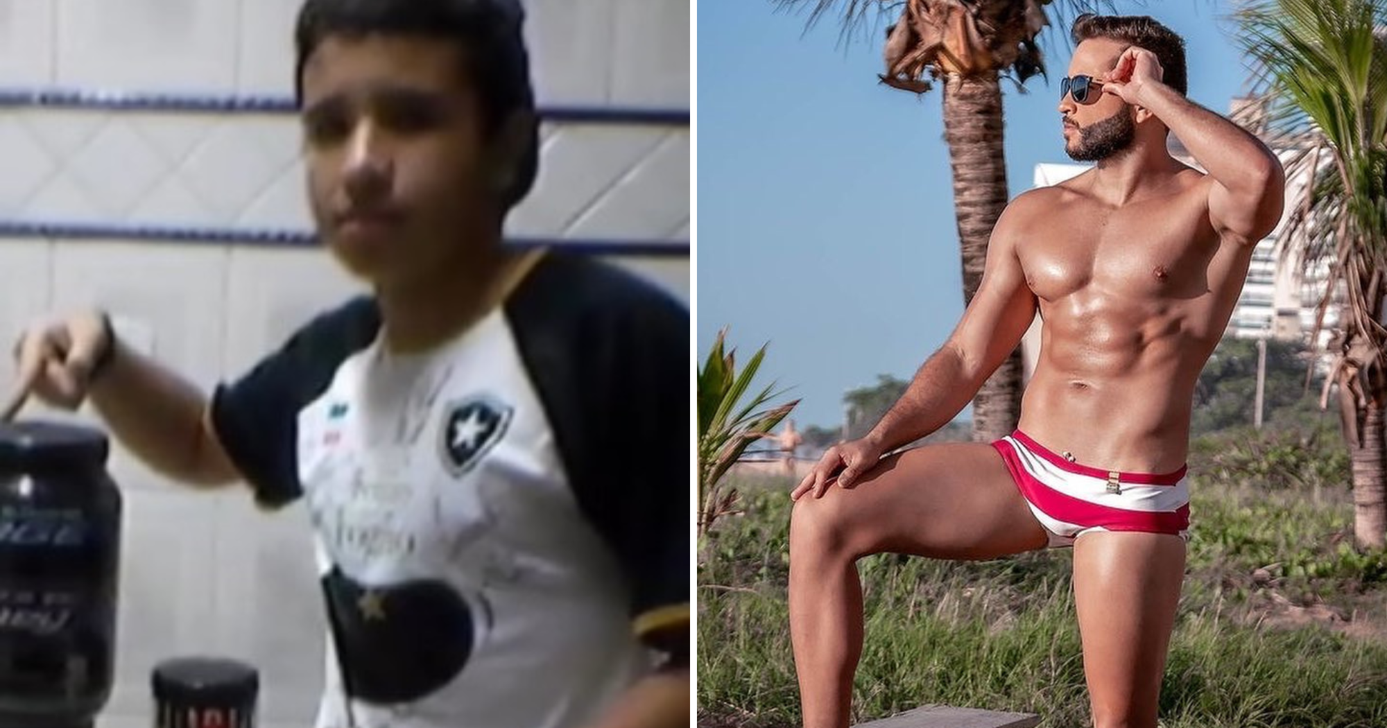 Antes e depois: capixaba eleito Mister Brasil posta fotos e mudança surpreende