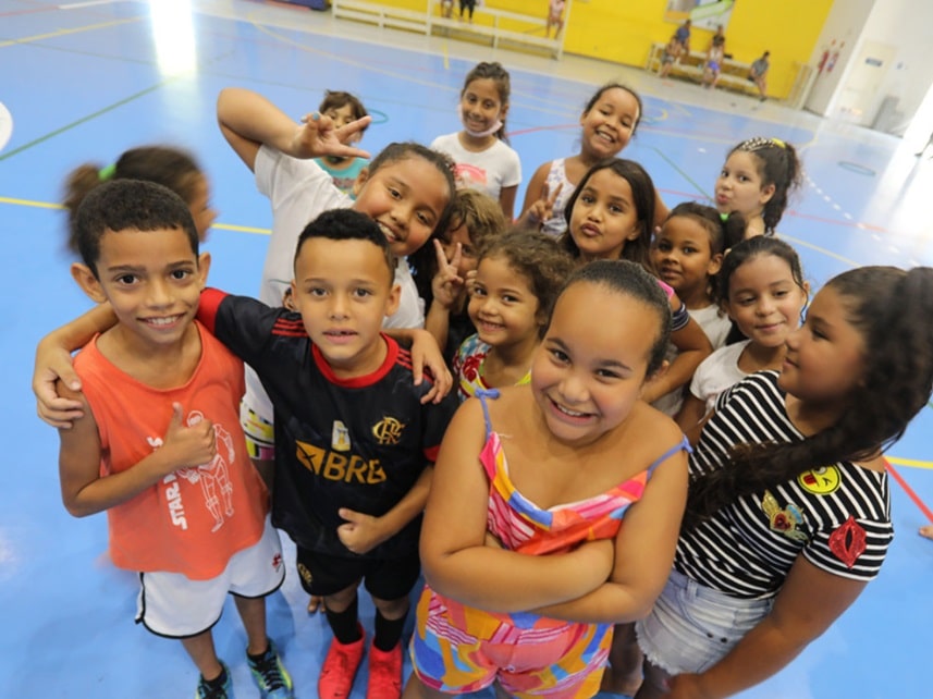 Colônia de Férias começa com muita animação na Estação Cidadania-Esporte em Cariacica