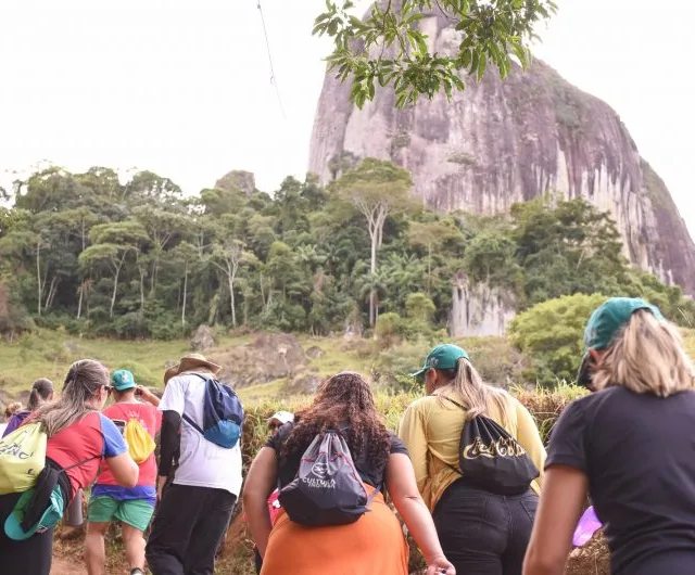 Treinão na Pedra da Penha reúne amantes da natureza