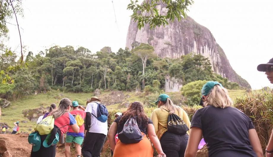 Treinão na Pedra da Penha reúne amantes da natureza