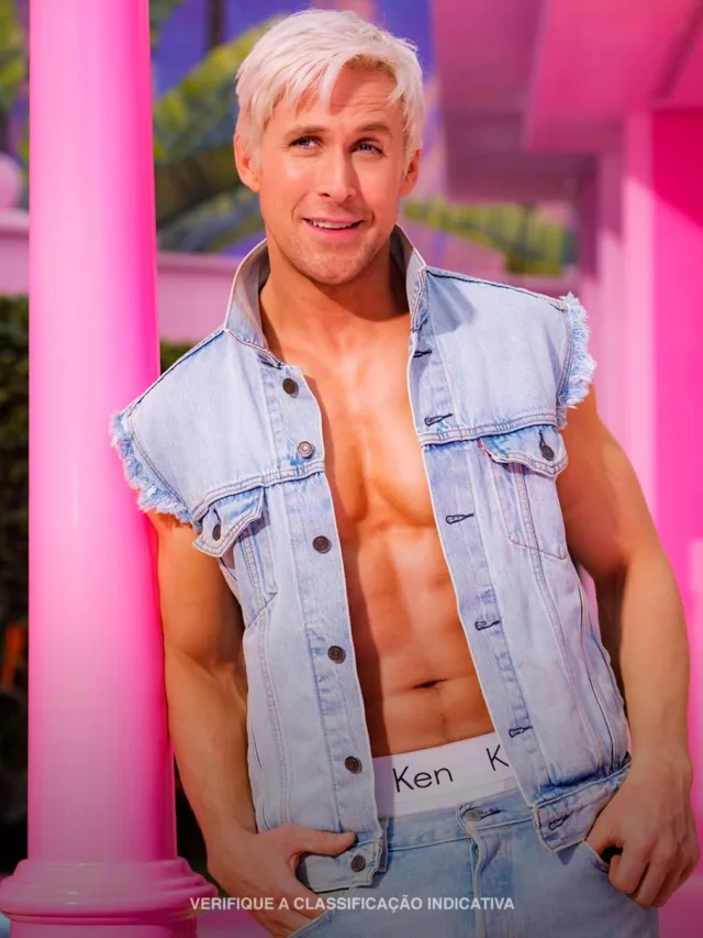 Galã de Hollywood, Ryan Gosling surge como Ken Humano para "Barbie"