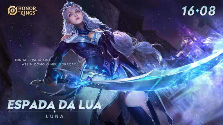 Honor of Kings recebe nova heroína Luna e atualização com muito mais