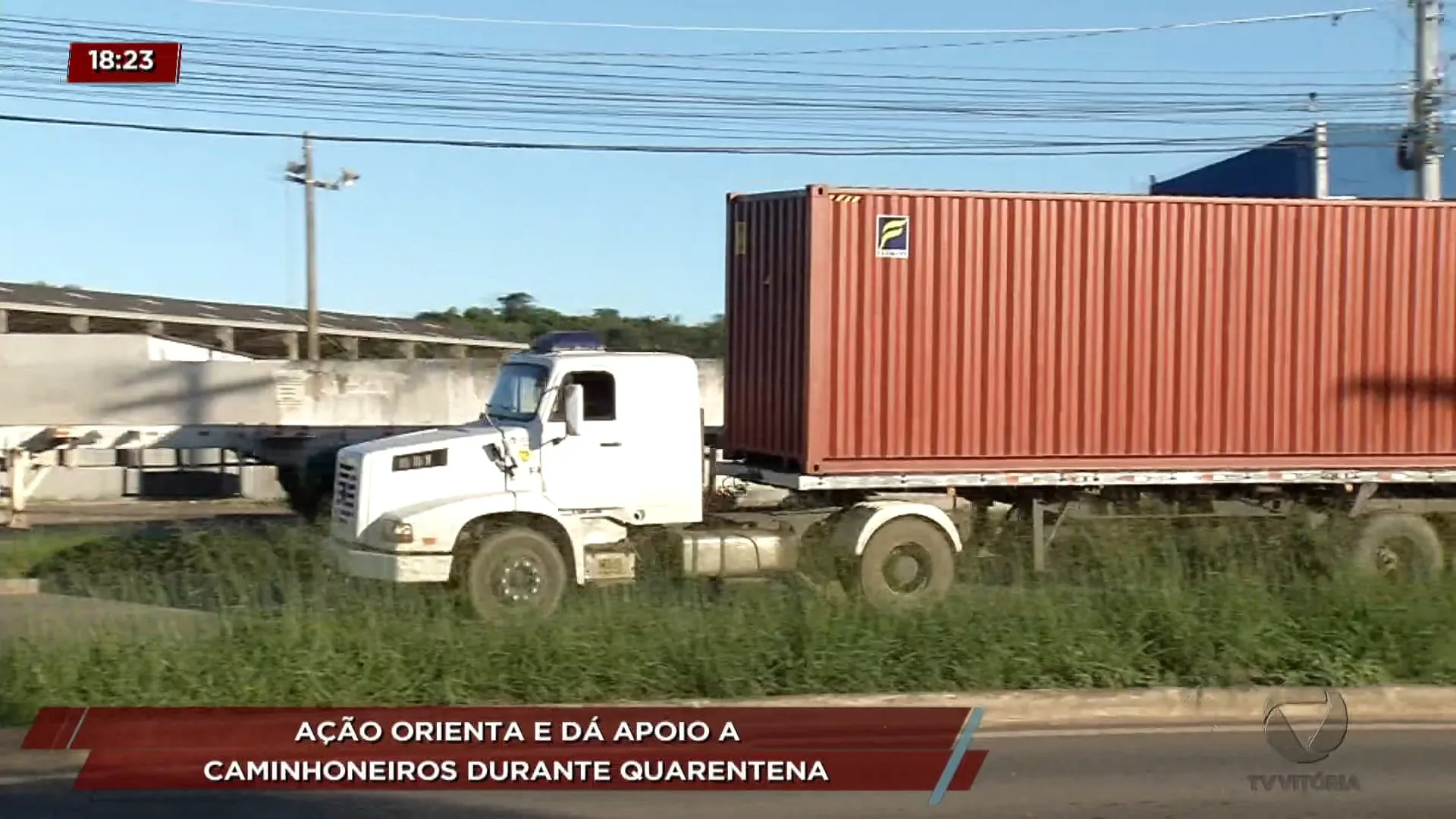 A rotina dos caminhoneiros que não podem parar