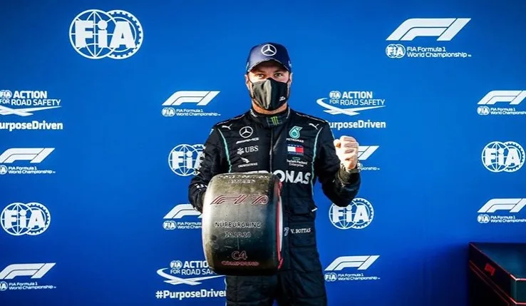 Em treino marcado por rodadas, Bottas é o mais rápido em GP de F-1 em Portugal