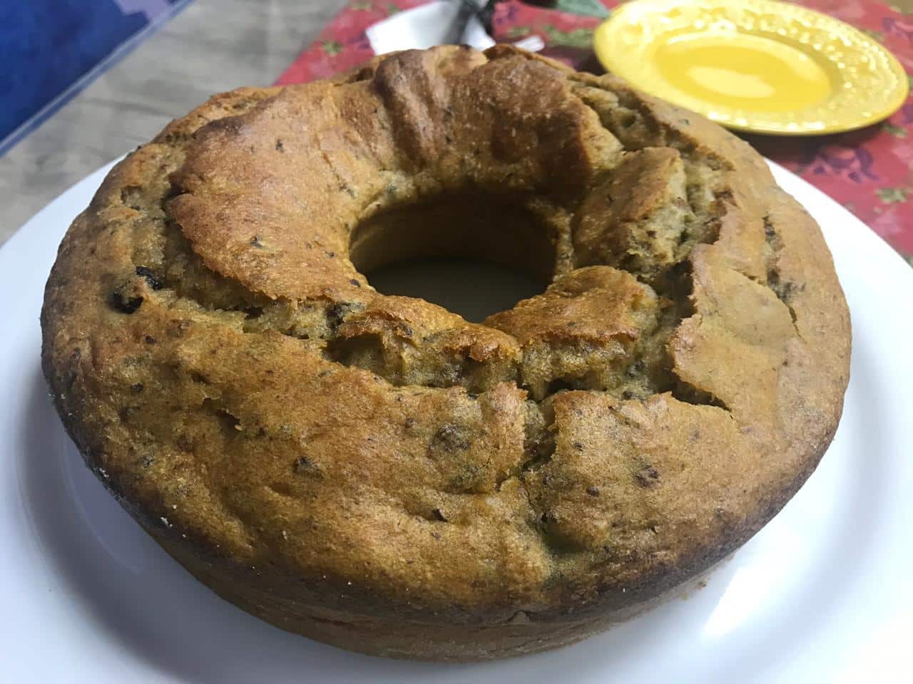 bolo de banana sem lactose