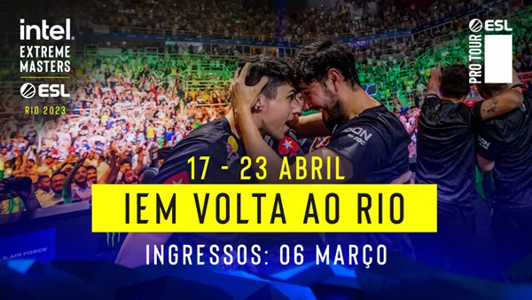 CS:GO: Intel® Extreme Masters retorna ao Rio de Janeiro em 2023