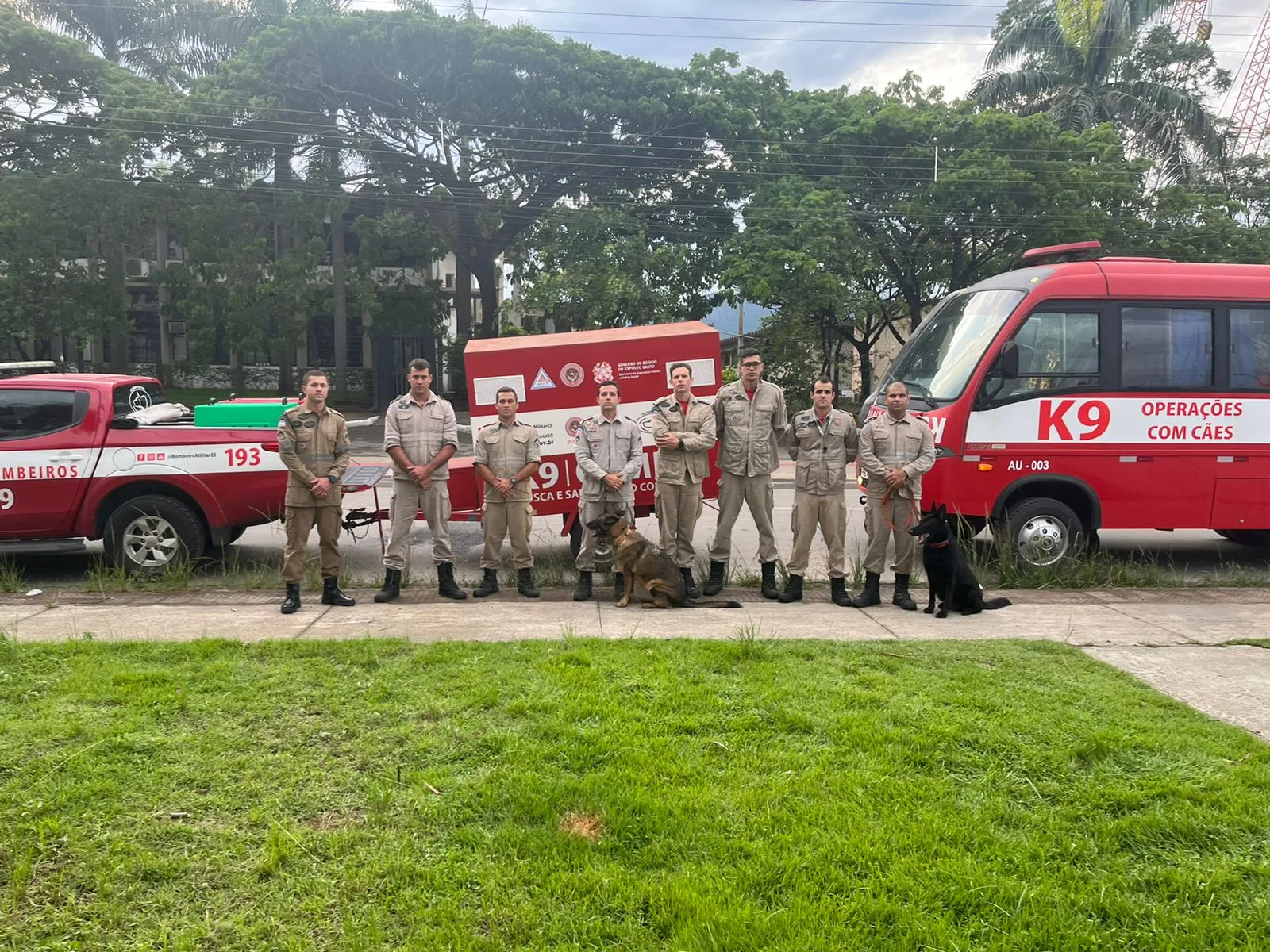 VÍDEO | Cães e militares do Corpo de Bombeiros do ES vão ajudar Petrópolis