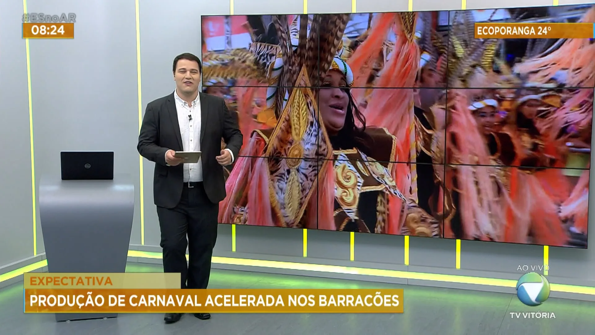 ES no Ar visita barracão da MUG