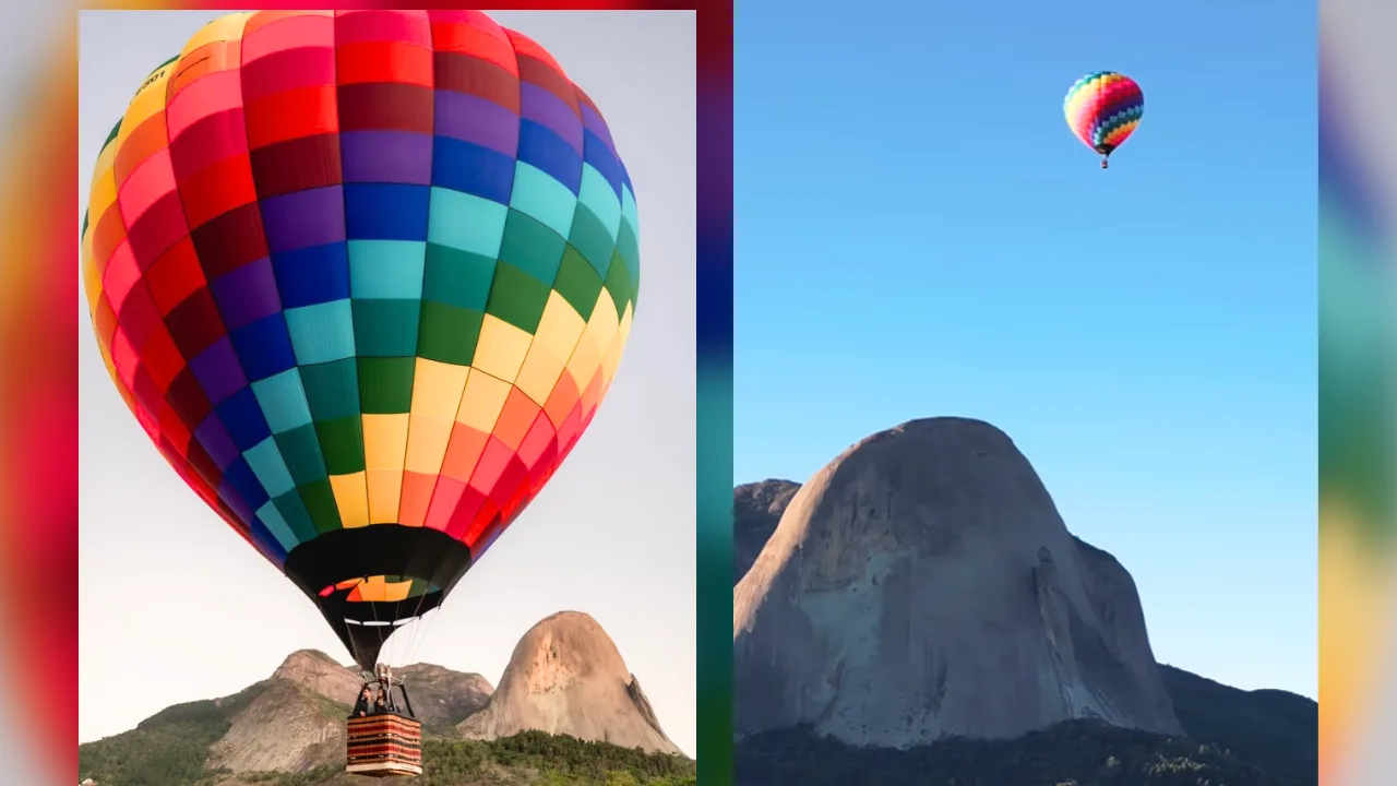 VÍDEO | Passeios de balão em Pedra Azul encantam; saiba quanto custa