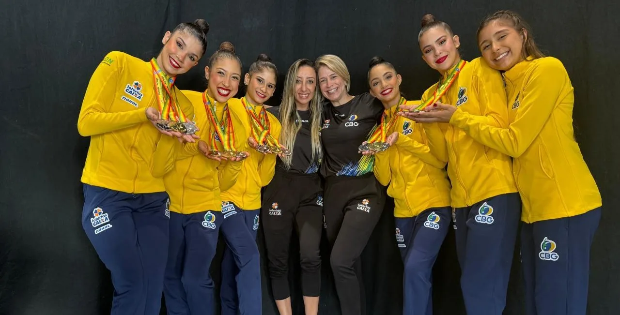 VÍDEO | Capixabas são ouro em etapa da Copa do Mundo de ginástica rítmica; veja