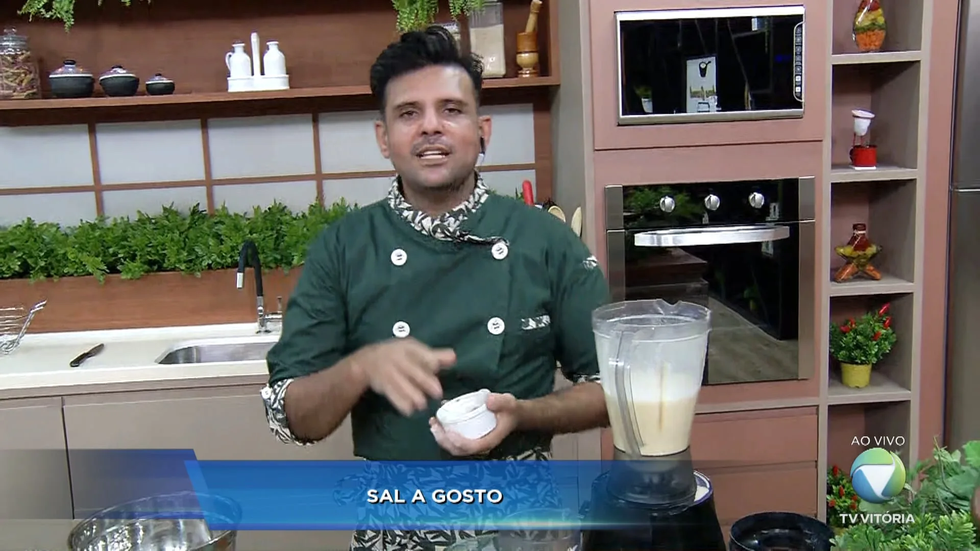 Espaço Gourmet: bolo salgado de fubá com couve