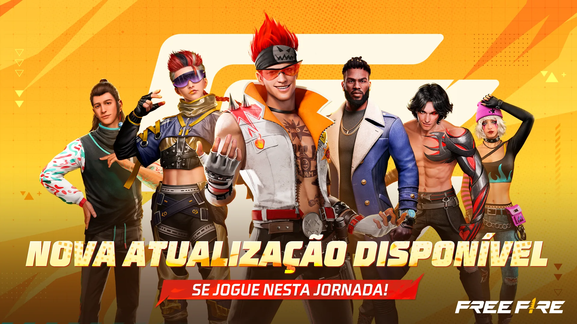 Atualização do Free Fire: acesso gratuito a todos os personagens