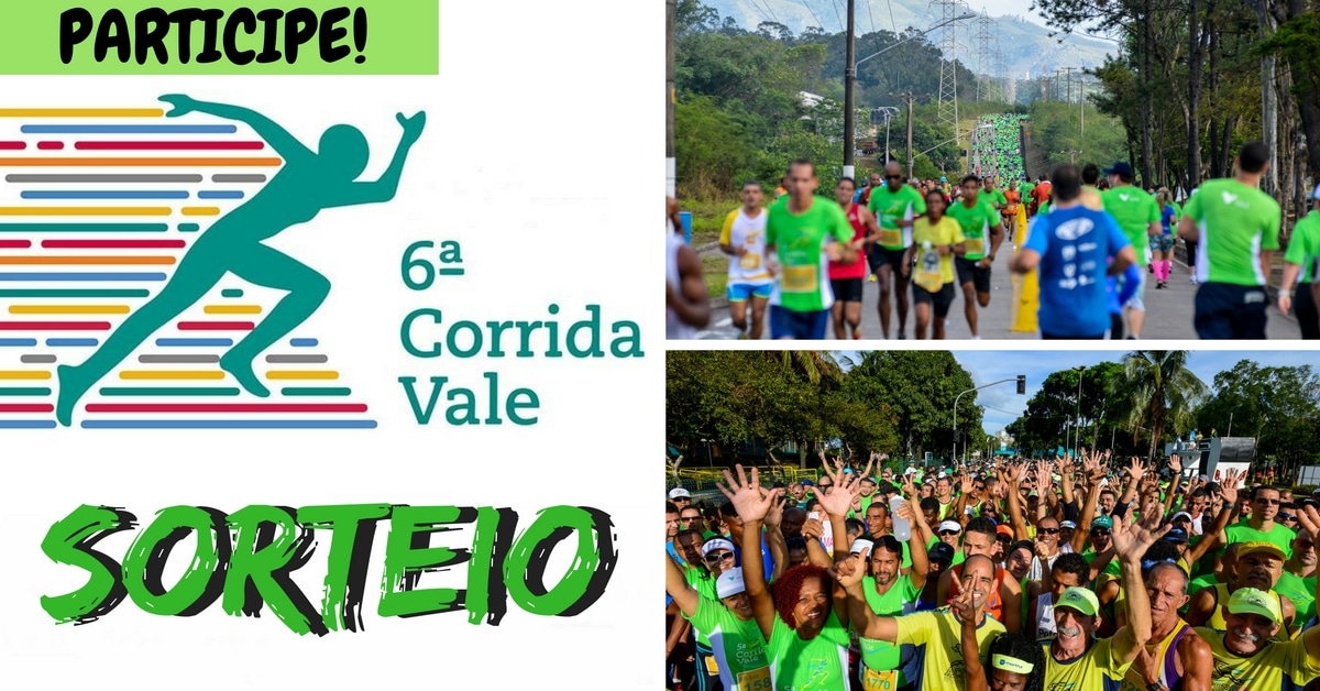 Corrida Vale encerra inscrições. Participe do sorteio de kits!