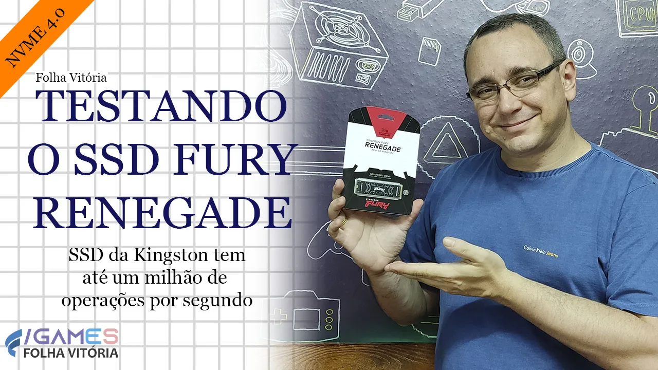 SSD Kingston Fury Renegade é ideal para gamers, com velocidades absurdas