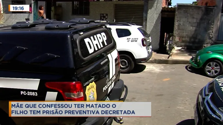 Justiça converte em preventiva a prisão da mãe que matou o próprio filho