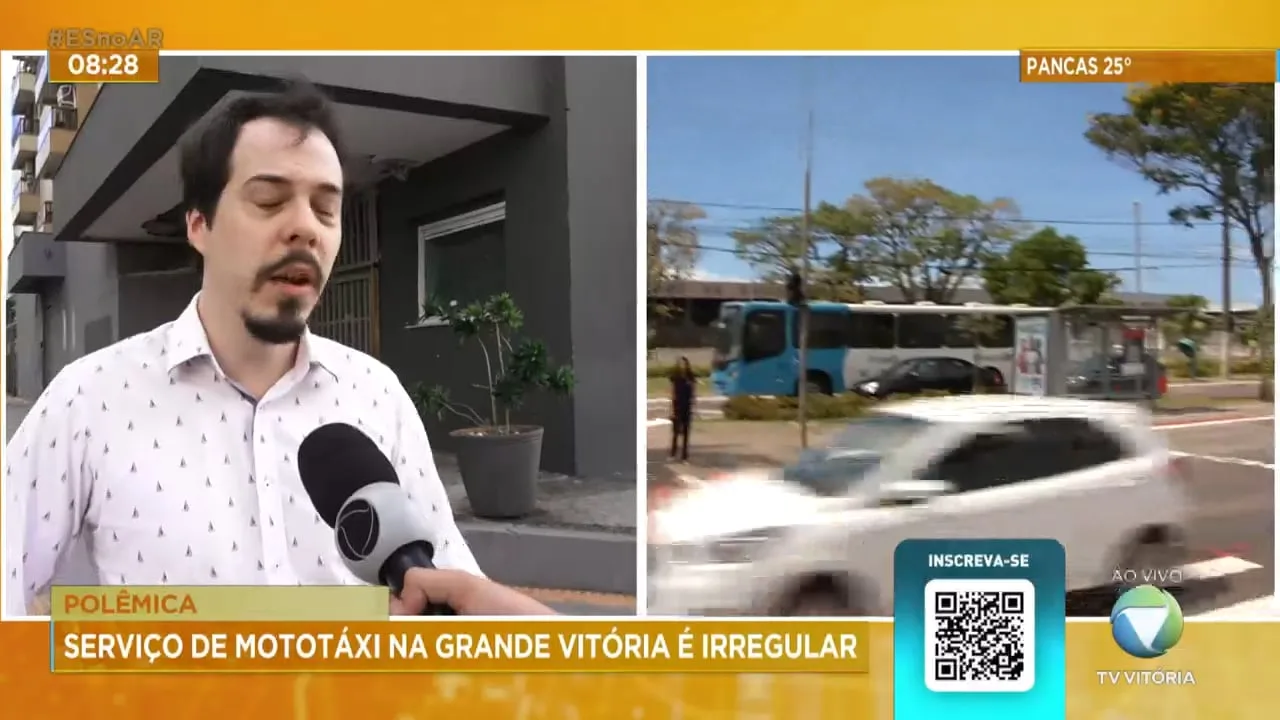 Serviço de mototáxi na Grande Vitória precisa de regulamentação