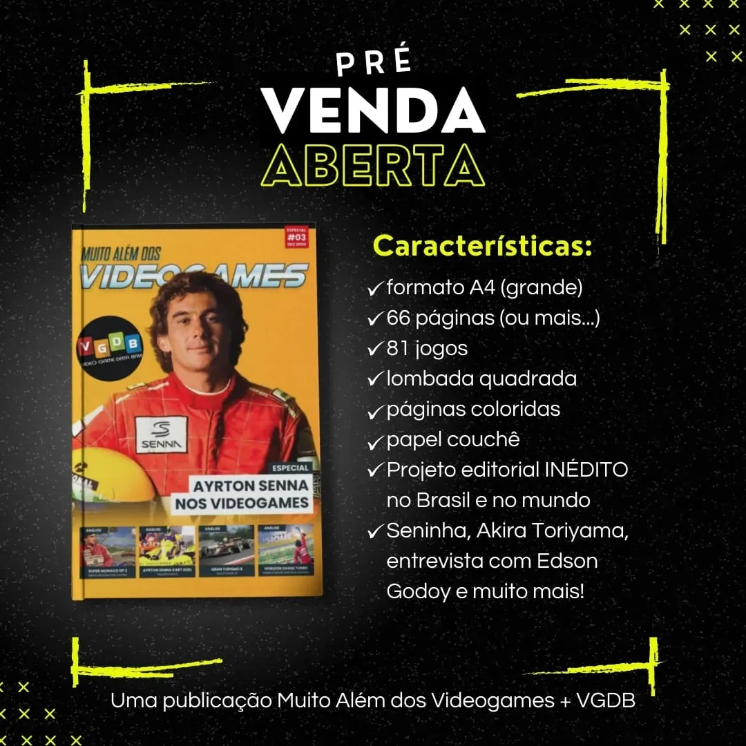 Ayrton Senna nos Videogames: Um livro em edição limitada imperdível