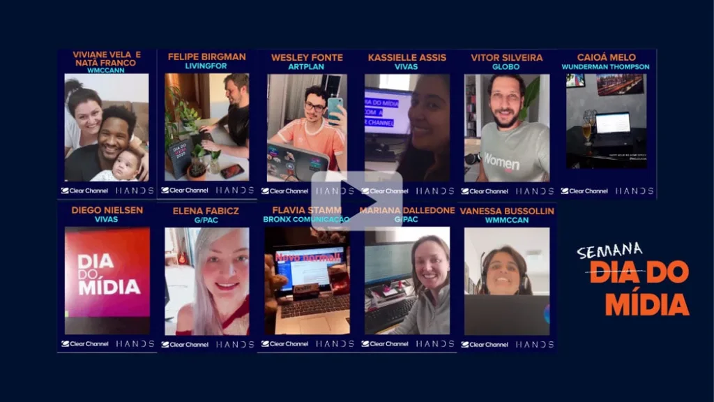 Clear Channel transforma profissionais de Mídia em campanha