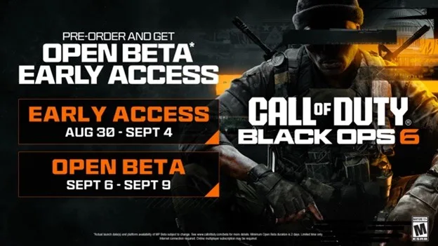 Activision divulga data do Beta Aberto Multijogador de Black Ops 6