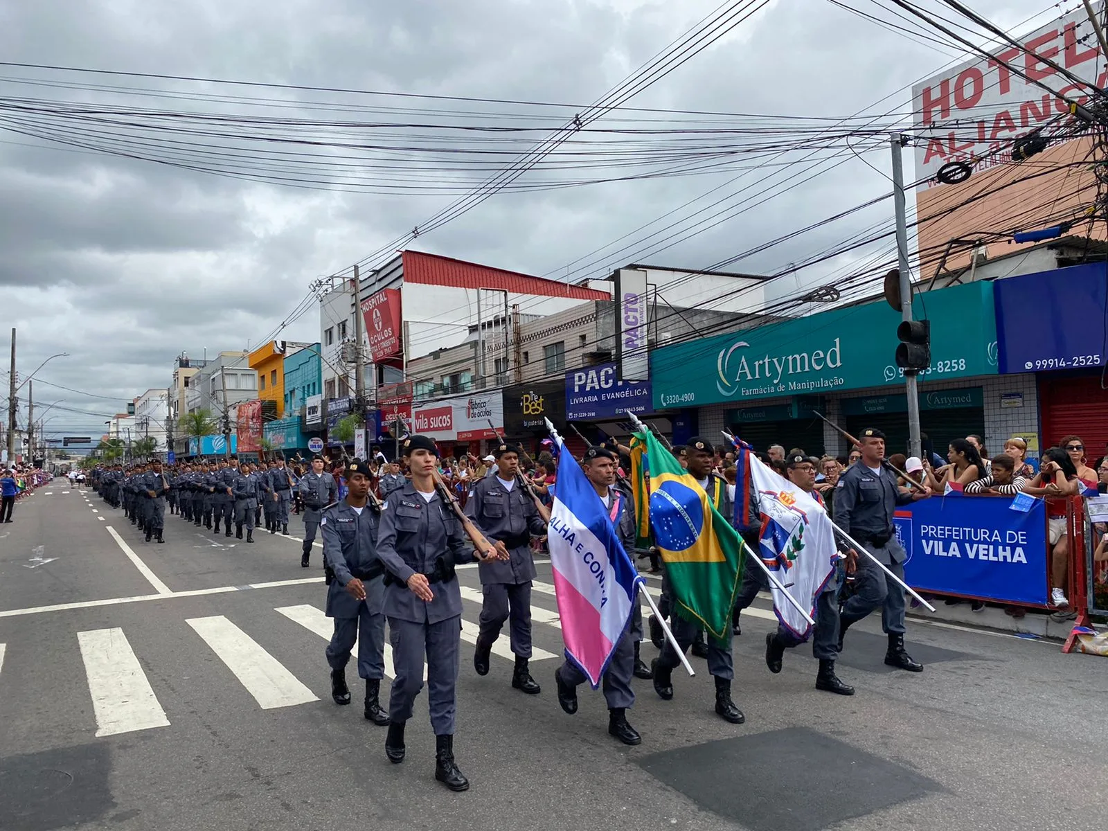 Vila Velha terá interdições para desfile cívico-militar nesta terça