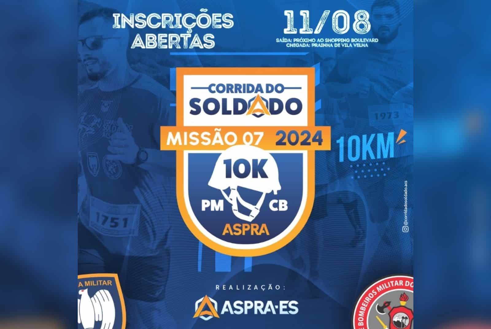 Corrida do Soldado já está com as inscrições abertas