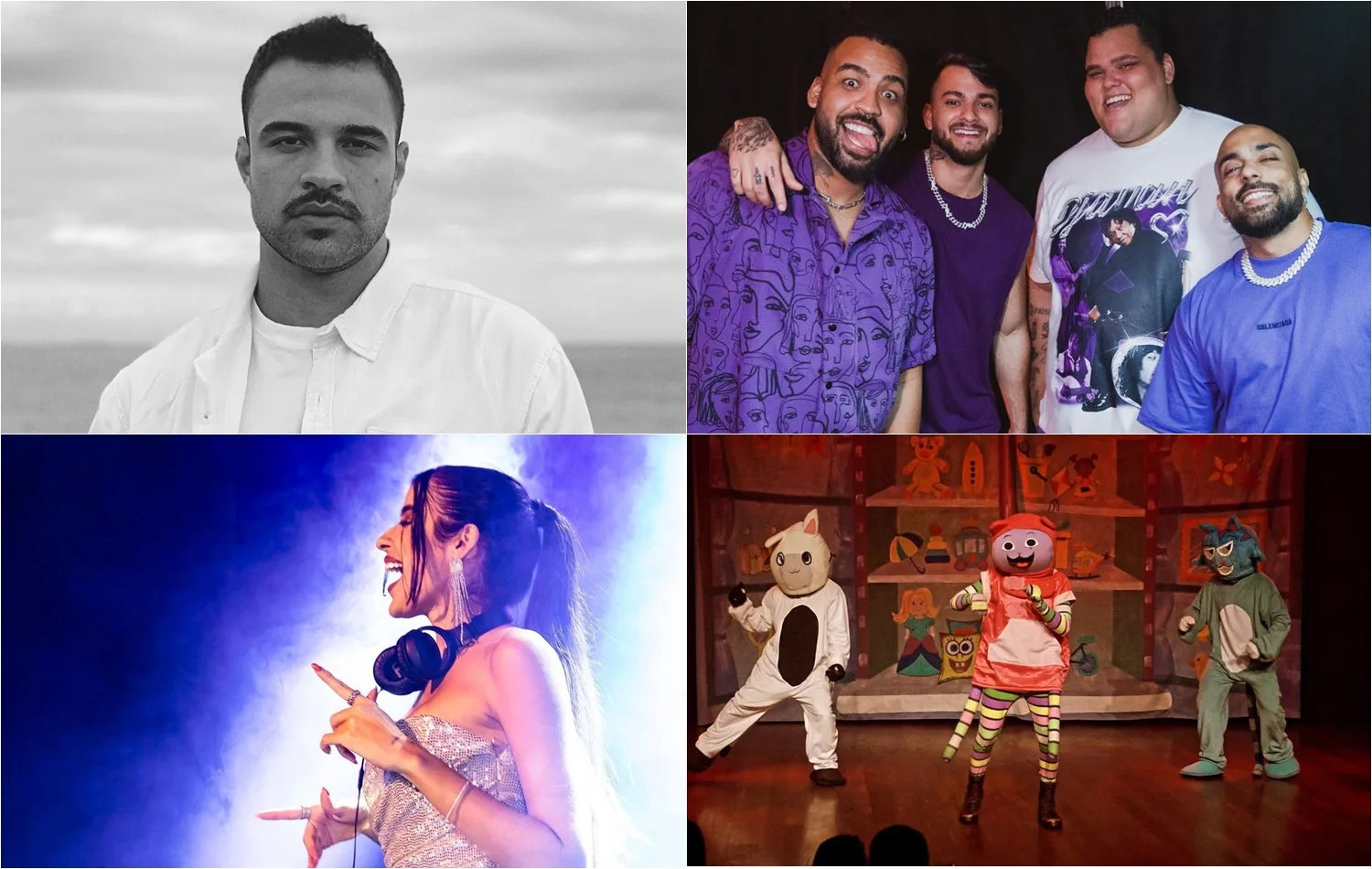 Música eletrônica, pagode, funk e programação para as crianças. Confira a agenda