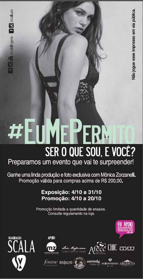 Ação #EuMePermito no Shopping Vitória 