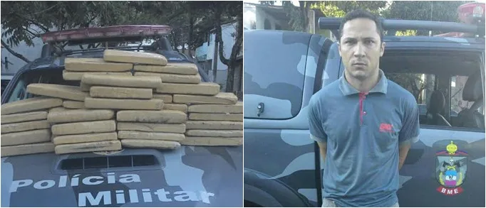 Operador de TV a cabo é detido com mais de 40 kg de maconha em Vitória