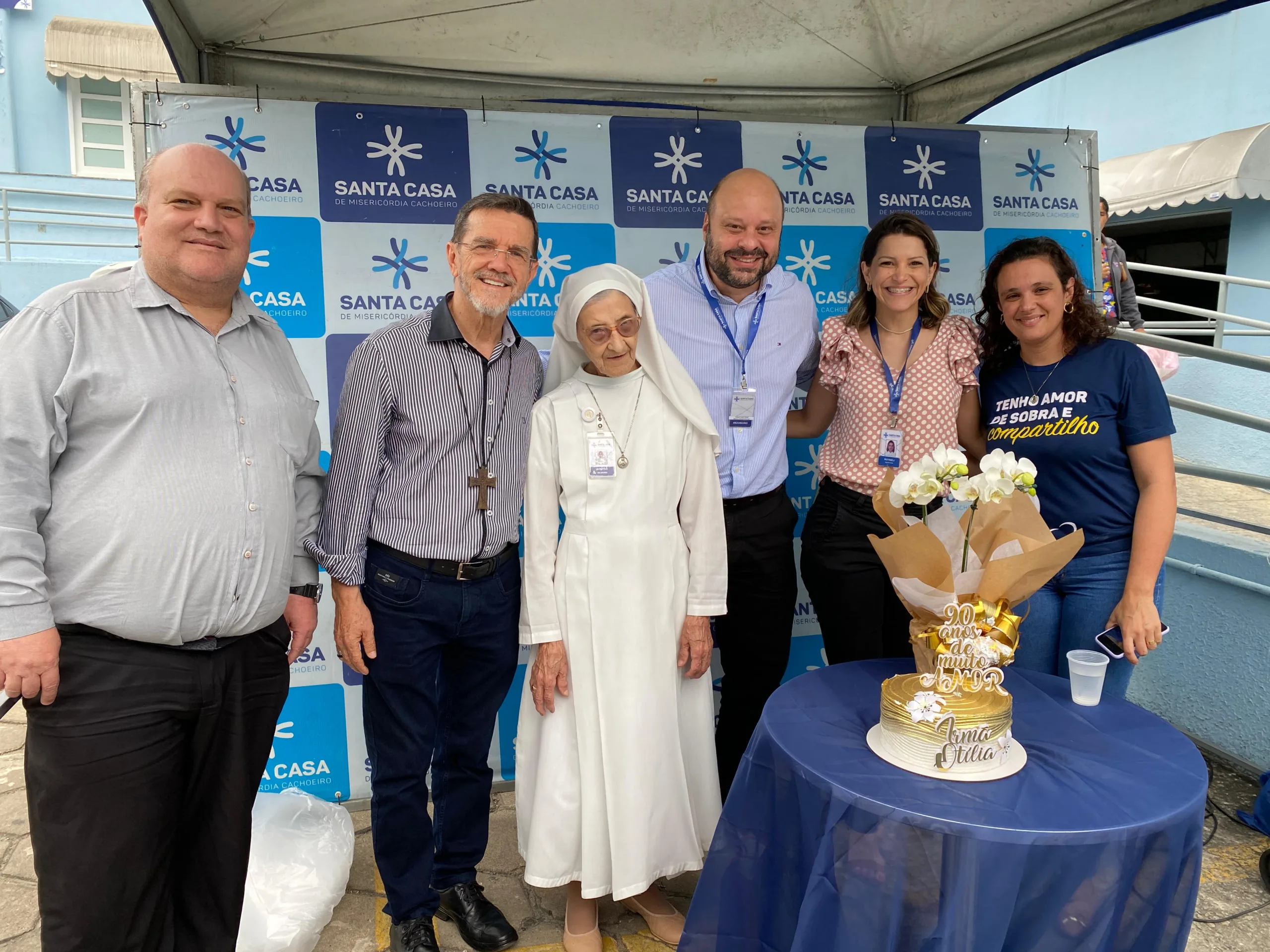 Irmã Otília faz 90 anos e recebe homenagem em Cachoeiro