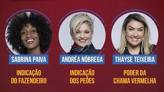 A Fazenda: Andréa Nóbrega, Thayse e Sabrina estão na roça