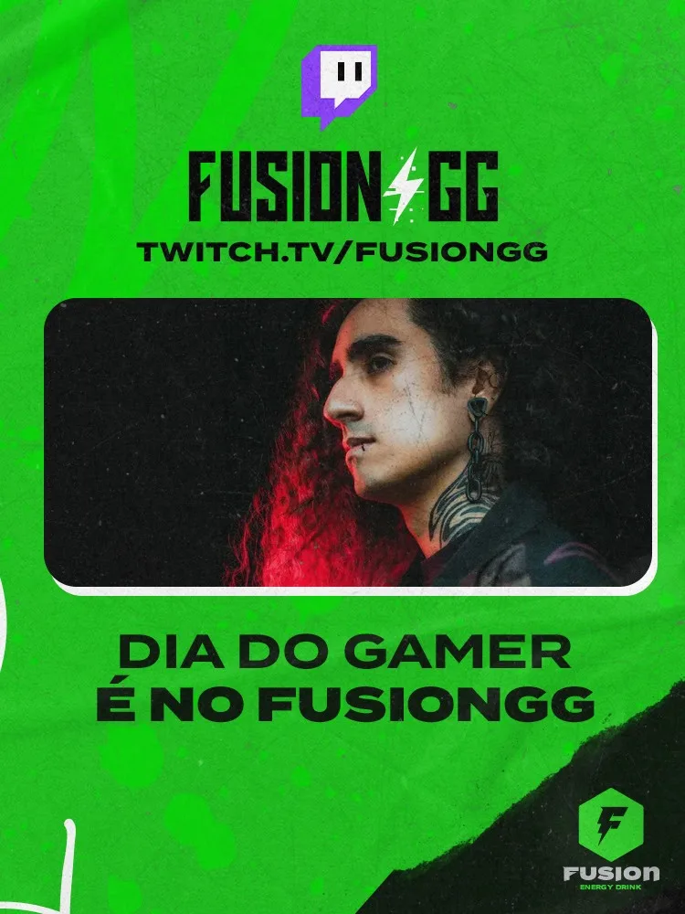 Dia do Gamer: Fusion fará Show do Gamilhão na Twitch com Felps