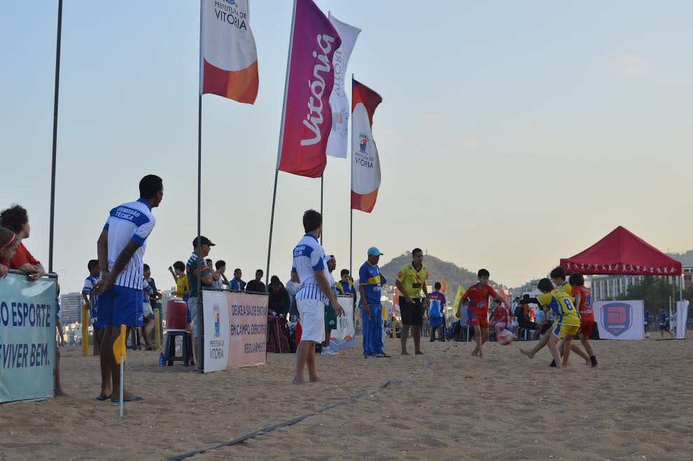 Inscrições abertas para segunda etapa do Vitória Kids Beach Soccer Cup