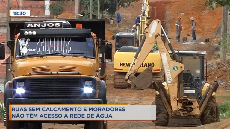 Nem água nem calçamento em ruas em bairro da Serra