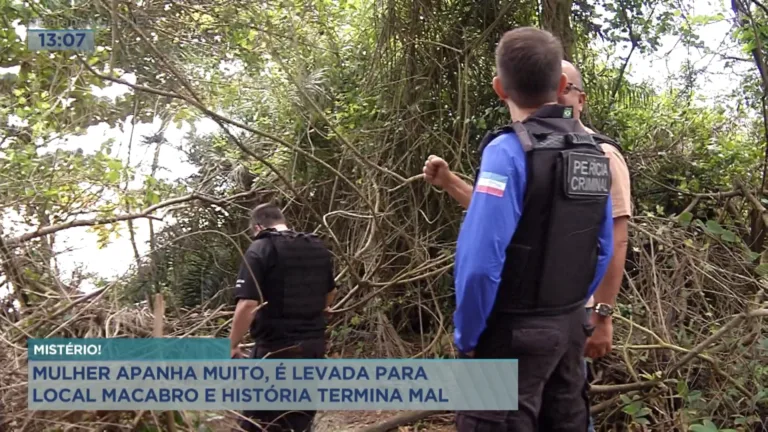 Mulher apanha muito, é levada para local macabro e história termina mal