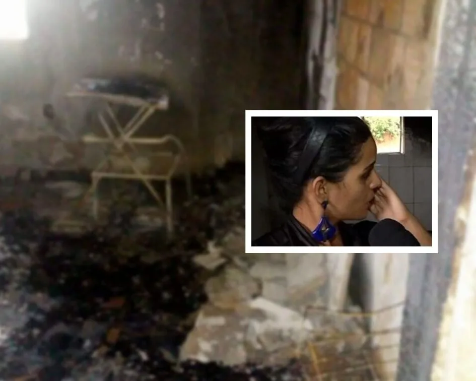 'Ele queimou tudo. Eu perdi o que eu tinha', diz mulher grávida que teve casa incendiada