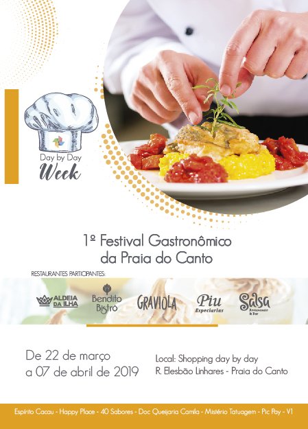 Day by Day Week movimenta a Praia do Canto com Festival Gastronômico Day by Day Week movimenta a Praia do Canto com Festival Gastronômico