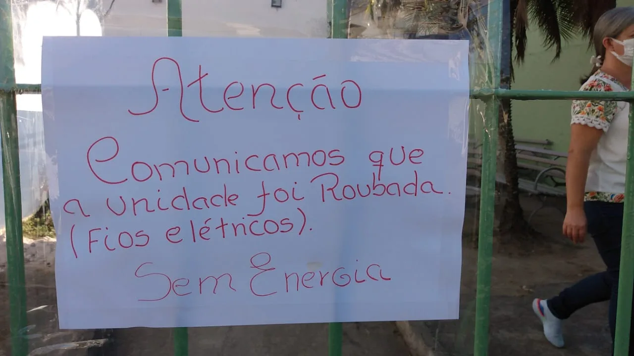 Unidade de Saúde é arrombada e começa a semana sem energia na Serra