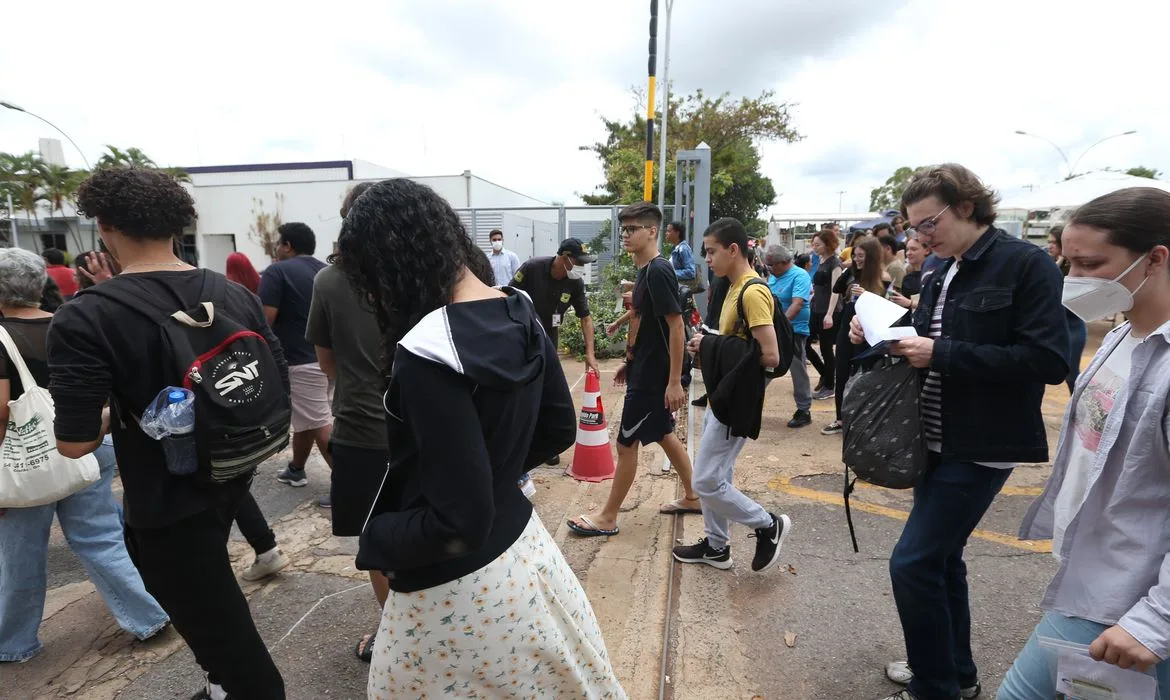 Abertura dos portões, segunda etapa do Exame Nacional do Ensino Médio (Enem) 2022.