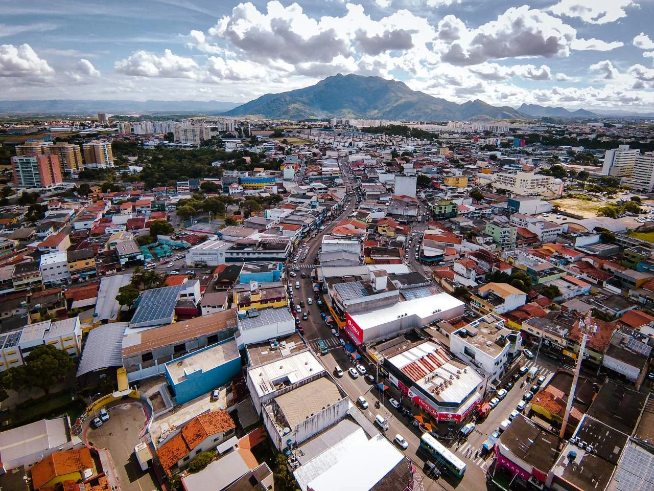 Vista aérea de Laranjeiras, na Serra. Foto: Gabriel Barroso/Secom-PMV