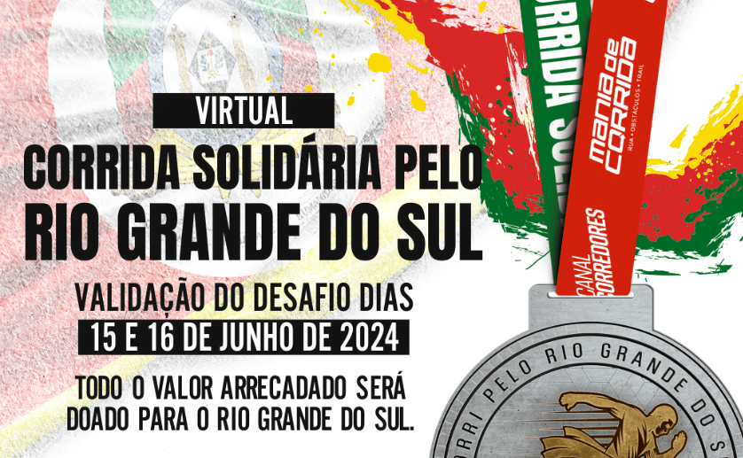 Corra pelo Rio Grande do Sul: Influenciadores e marcas lançam desafio virtual de corrida