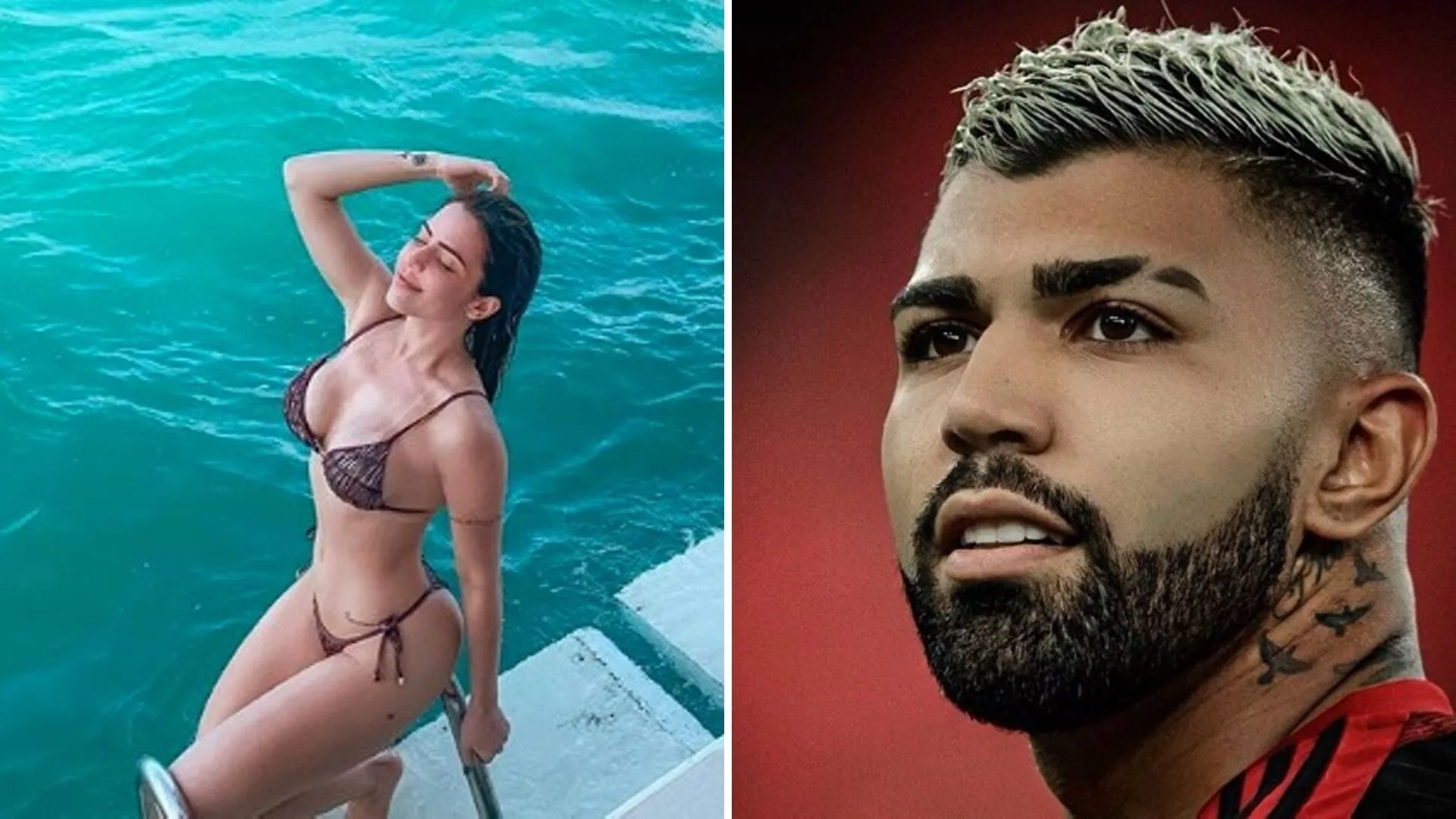 Gabriel comenta foto de influencer e namorado manda recado: 'aqui não tem gol do Gabigol'