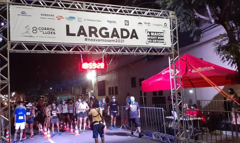 Corrida das Luzes: retirada dos kits está disponível nesta sexta e sábado