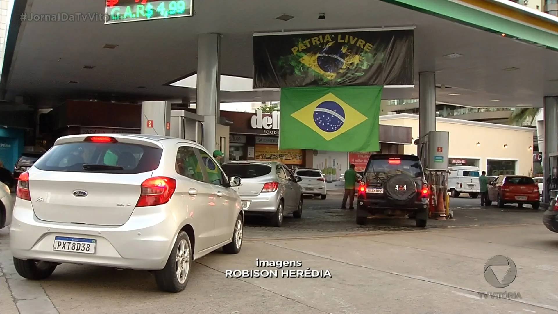 Motivo da queda do preço da gasolina