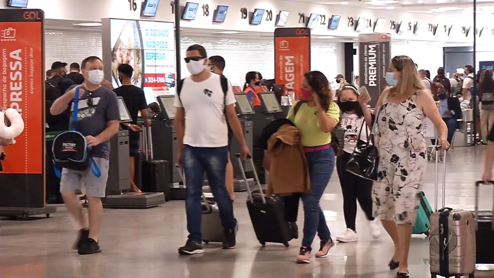 Passageiros serão monitorados no aeroporto