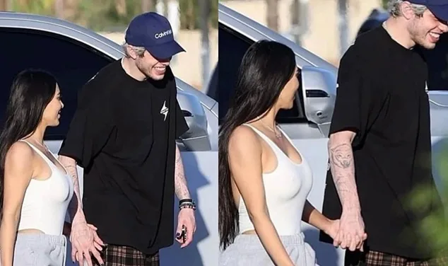 Kim Kardashian aparece de mãos dadas com Pete Davidson e confirma rumores de affair com humorista