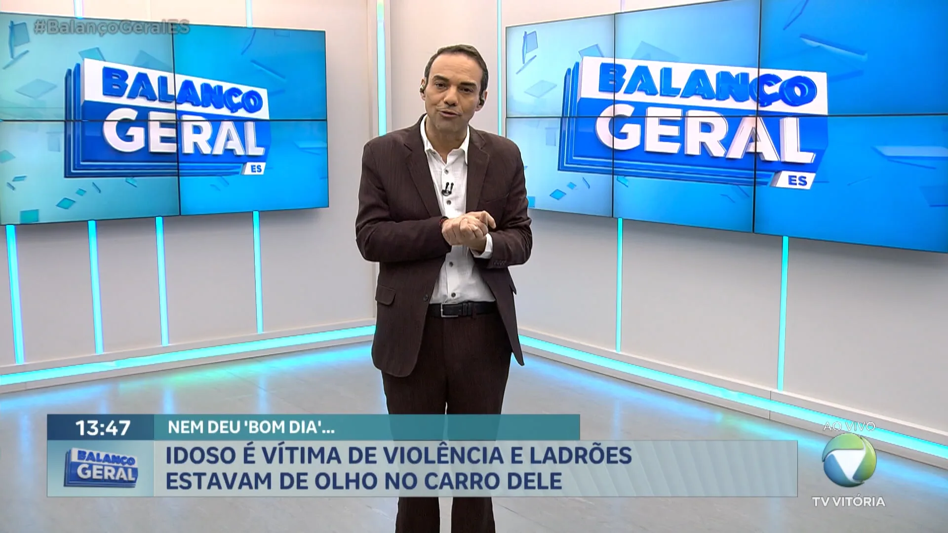 Idoso é baleado de raspão durante assalto